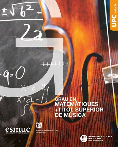 Doble titulació en Matemàtiques i el Títol Superior de Música entre UPC i ESMUC
