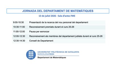 Jornada Departament 2026