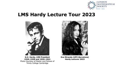 La professora Eva Miranda inicia el LMS Hardy Lecture Tour 2023