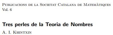 Tres perles en Teoria de Nombres