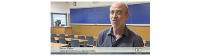 Xavier Cabré, a les notícies de TV3