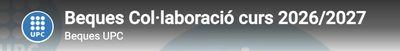 Beca Col·laboració 2026/27