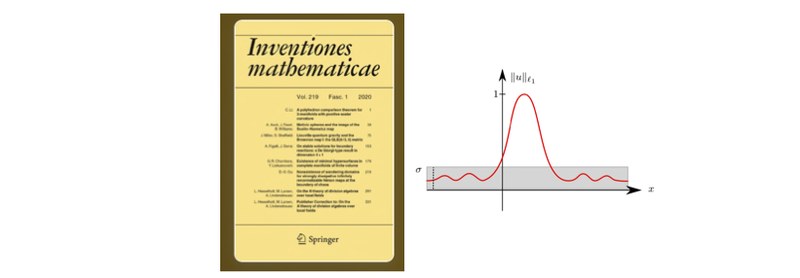 DMAT research in the journal Inventiones mathematicae