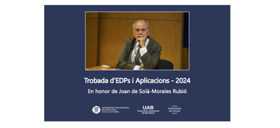 Workshop in honor of Professor Joan de Solà-Morales Rubió